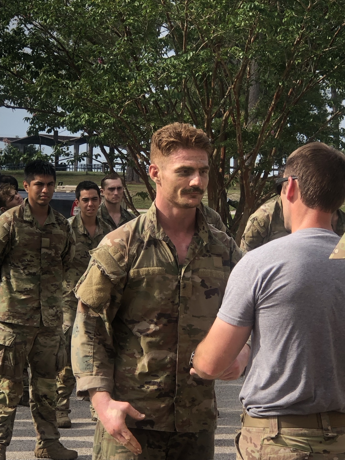 Bobby Saunders in uniform during Air Force Special Warfare training